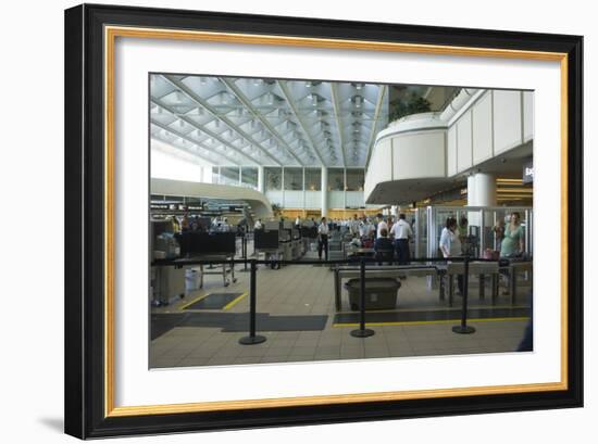 Security Area At Orlando Airport Florida-Mark Williamson-Framed Photographic Print