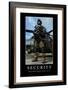 Security: Inspirational Quote and Motivational Poster-null-Framed Photographic Print
