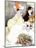 Sedate French Diners-Georges Meunier-Mounted Art Print