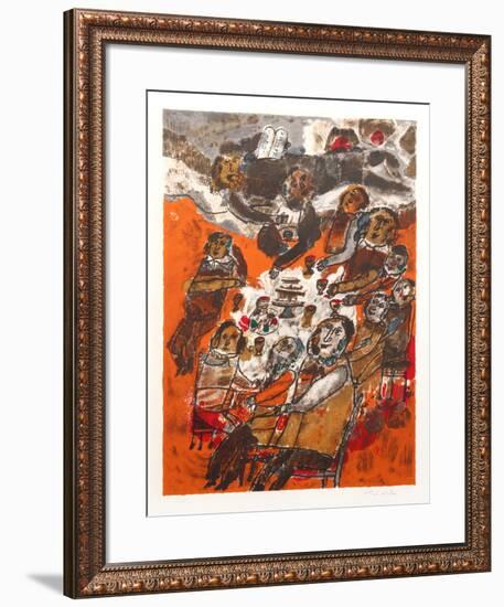 Seder-Theo Tobiasse-Framed Limited Edition