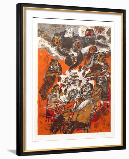 Seder-Theo Tobiasse-Framed Limited Edition