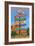 Sedona Arizona - Destination Signpost (Rock List)-Lantern Press-Framed Art Print