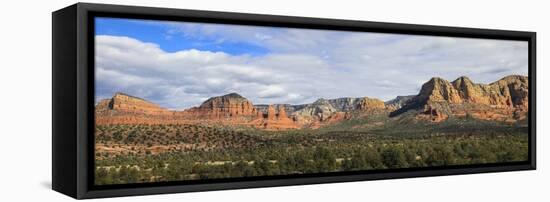 Sedona, Arizona. Red Rock formations-Jolly Sienda-Framed Premier Image Canvas