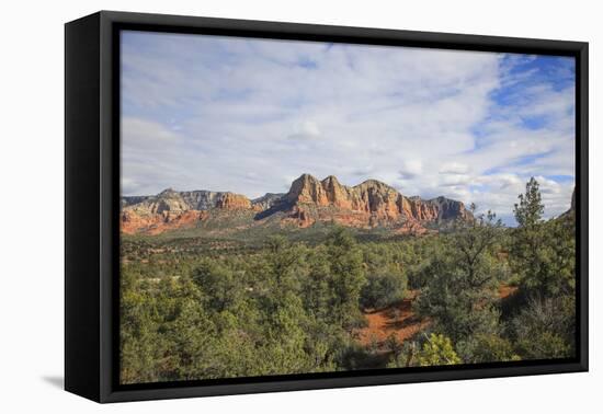 Sedona, Arizona, USA. Sedona red rocks formations-Jolly Sienda-Framed Premier Image Canvas