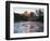 Sedona, Cathedral Rock Reflecting in Oak Creek at Red Rock Crossing-Christopher Talbot Frank-Framed Photographic Print