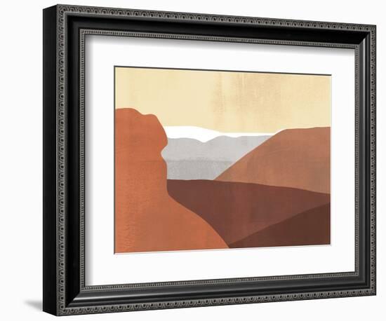 Sedona Colorblock I-Victoria Borges-Framed Premium Giclee Print