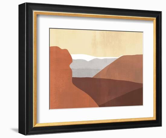 Sedona Colorblock I-Victoria Borges-Framed Premium Giclee Print