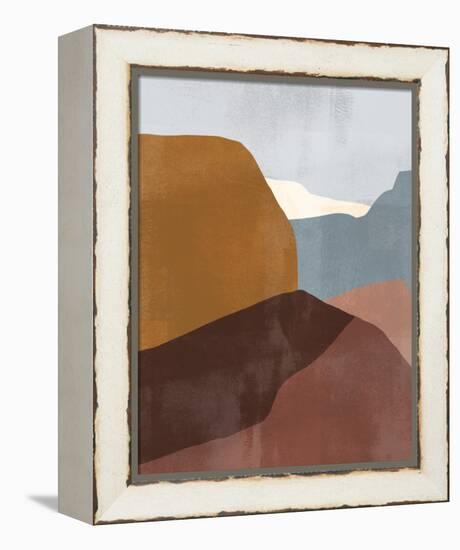 Sedona Colorblock III-Victoria Borges-Framed Stretched Canvas