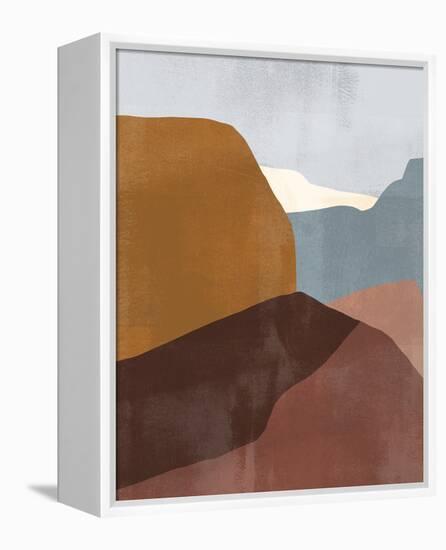 Sedona Colorblock III-Victoria Borges-Framed Stretched Canvas