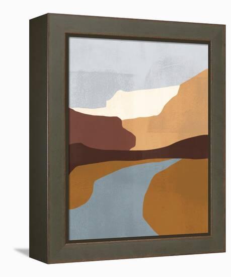 Sedona Colorblock IV-Victoria Borges-Framed Stretched Canvas