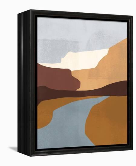 Sedona Colorblock IV-Victoria Borges-Framed Stretched Canvas