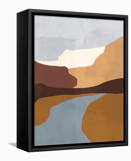 Sedona Colorblock IV-Victoria Borges-Framed Stretched Canvas