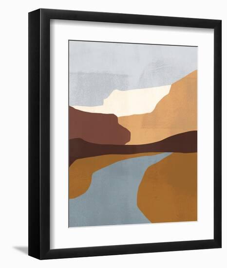 Sedona Colorblock IV-Victoria Borges-Framed Art Print