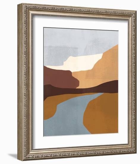 Sedona Colorblock IV-Victoria Borges-Framed Art Print