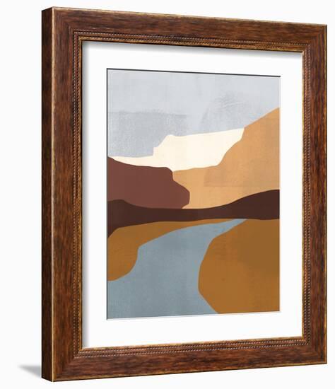 Sedona Colorblock IV-Victoria Borges-Framed Art Print