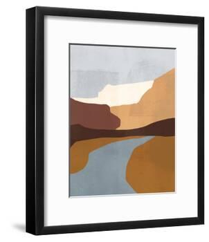 Sedona Colorblock IV-Victoria Borges-Framed Art Print