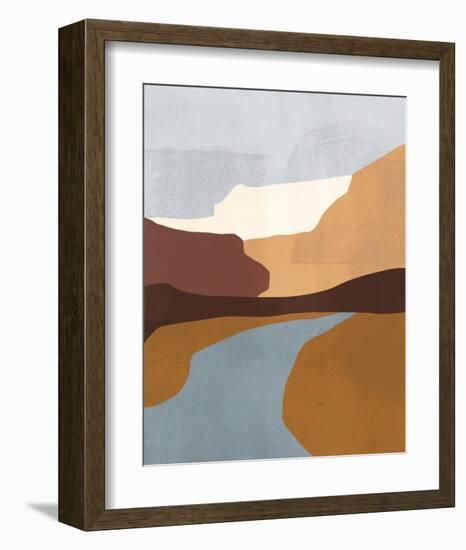 Sedona Colorblock IV-Victoria Borges-Framed Art Print