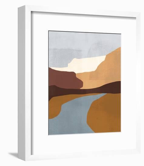 Sedona Colorblock IV-Victoria Borges-Framed Art Print