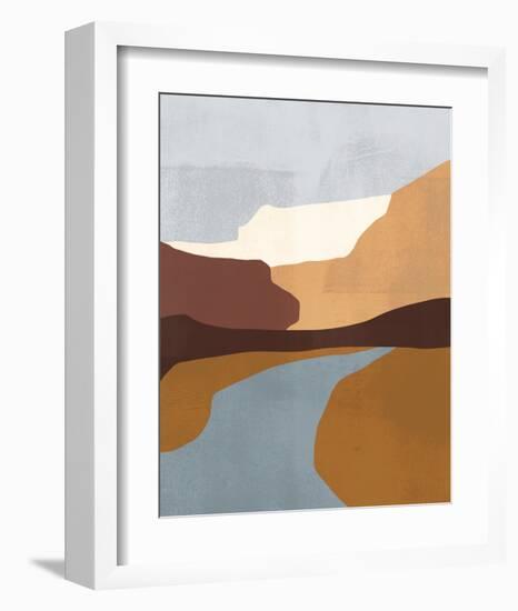 Sedona Colorblock IV-Victoria Borges-Framed Art Print