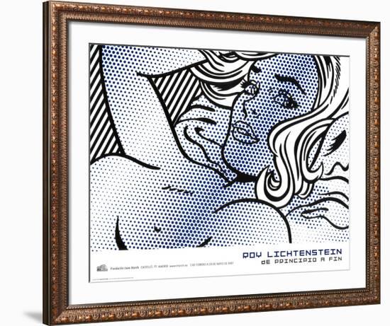 Seductive Girl-Roy Lichtenstein-Framed Art Print