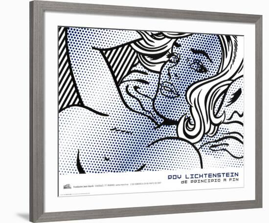 Seductive Girl-Roy Lichtenstein-Framed Art Print