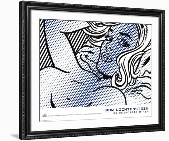 Seductive Girl-Roy Lichtenstein-Framed Art Print