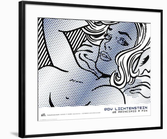 Seductive Girl-Roy Lichtenstein-Framed Art Print