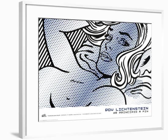 Seductive Girl-Roy Lichtenstein-Framed Art Print