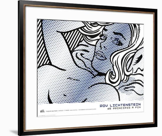 Seductive Girl-Roy Lichtenstein-Framed Art Print