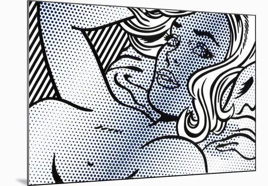 Seductive Girl-Roy Lichtenstein-Mounted Art Print