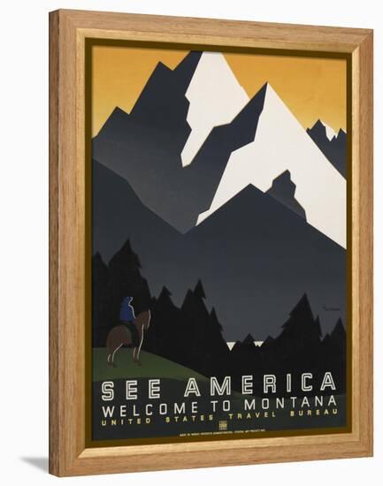 See America VI-Studio W-Framed Stretched Canvas