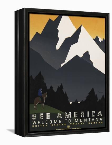 See America VI-Studio W-Framed Stretched Canvas