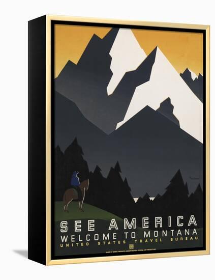 See America VI-Studio W-Framed Stretched Canvas