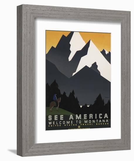 See America VI-Studio W-Framed Art Print