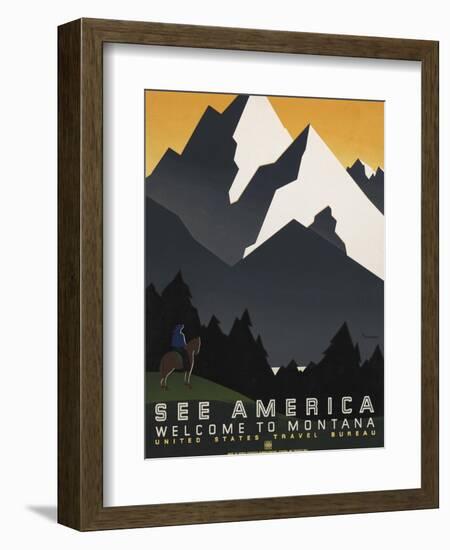 See America VI-Studio W-Framed Art Print