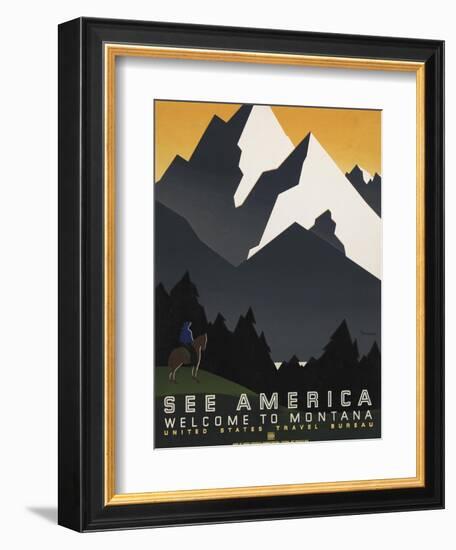 See America VI-Studio W-Framed Art Print