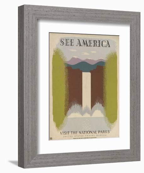 See America X-Studio W-Framed Art Print