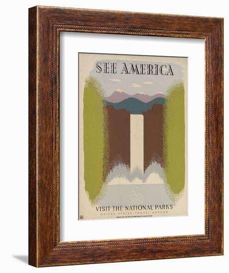 See America X-Studio W-Framed Art Print