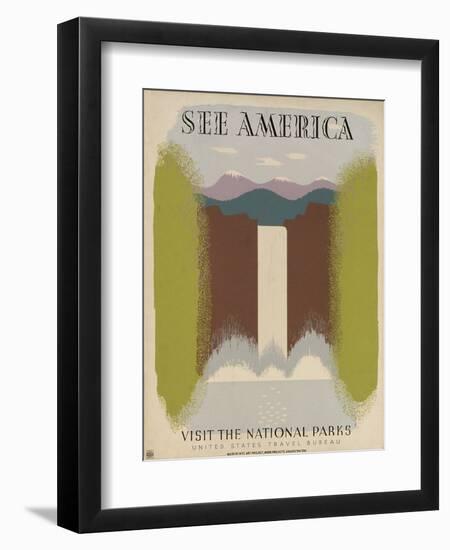 See America X-Studio W-Framed Art Print