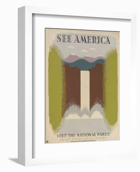 See America X-Studio W-Framed Art Print