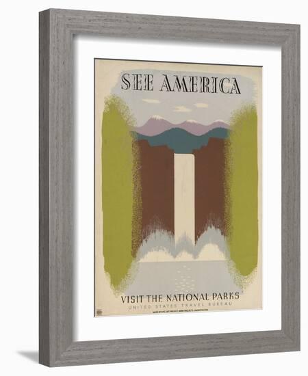 See America X-Studio W-Framed Art Print