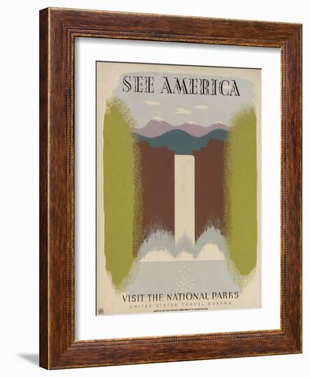 See America X-Studio W-Framed Art Print