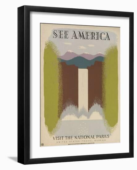 See America X-Studio W-Framed Art Print