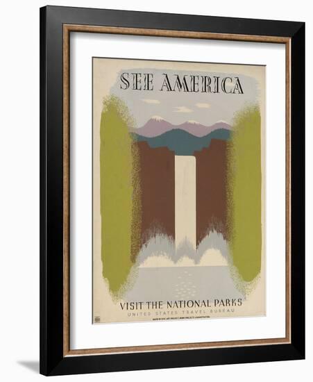 See America X-Studio W-Framed Art Print
