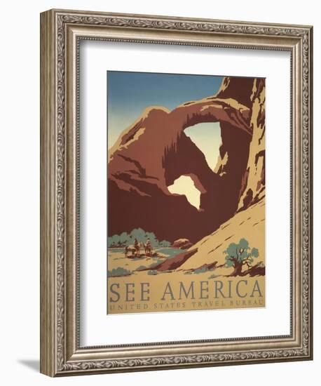 See America-Frank S. Nicholson-Framed Giclee Print