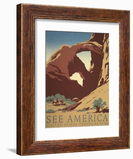 See America-Frank S. Nicholson-Framed Giclee Print