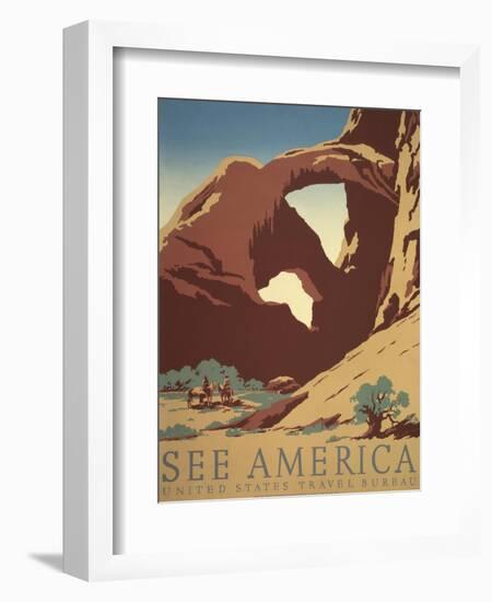 See America-Frank S. Nicholson-Framed Giclee Print