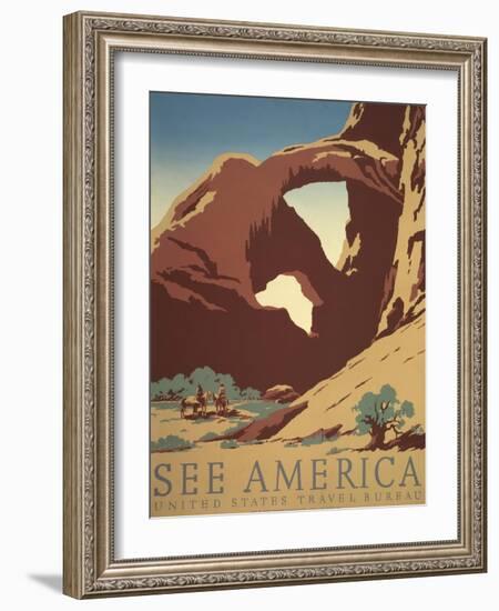 See America-Frank S. Nicholson-Framed Giclee Print