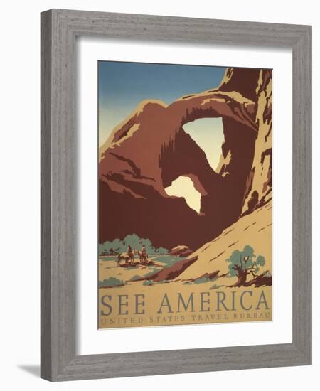 See America-Frank S. Nicholson-Framed Giclee Print