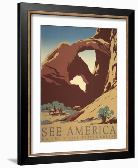 See America-Frank S. Nicholson-Framed Giclee Print